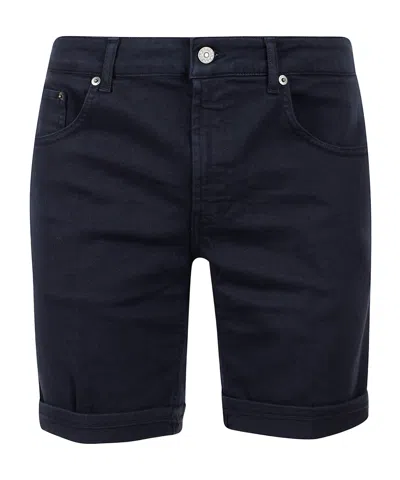 Dondup Belt Ring Shorts In Black