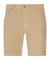 Dondup Belt-loop Shorts In Brown