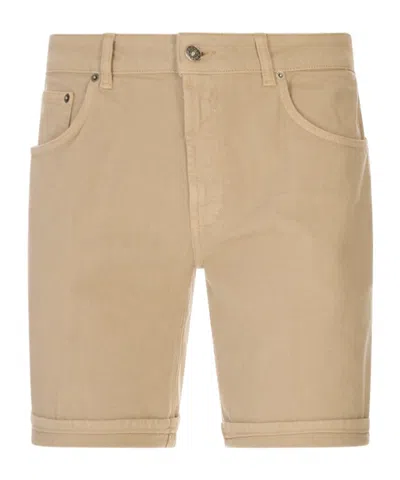 Dondup Belt-loop Shorts In Brown