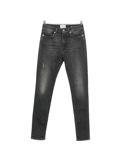 Dondup Belt-loops Jeans In Black
