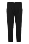 Dondup Belt Loop Casual Pants In Black
