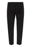 Dondup Belt Loop Casual Pants In Black