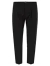 Dondup Belt Loop Casual Pants In Black