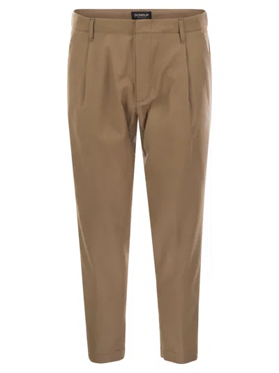 DONDUP DONDUP BEN CARROT PANTS IN WOOL