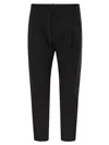 Dondup Belt Loop Casual Pants In Black