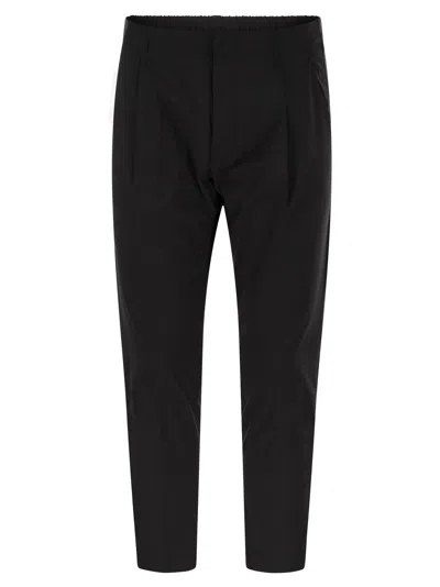 Dondup Ben Carrot Poplin Trousers In Black