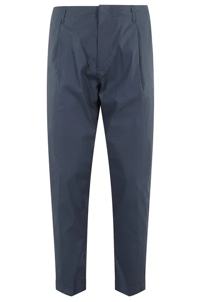 Dondup Ben Popeline Fresh In Blu Scuro