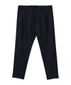 Dondup Elastic Waist Casual Pants In Black