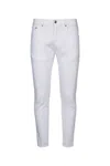 Dondup Carrot Leg Jeans In Durable Cotton Drill In Denimchiaro