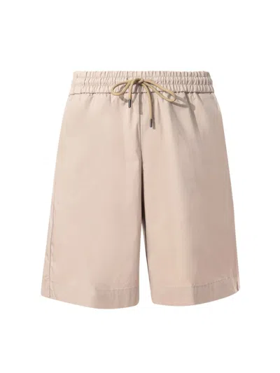 Dondup Man Shorts & Bermuda Shorts Sand Size 34 Cotton, Elastane In Beige