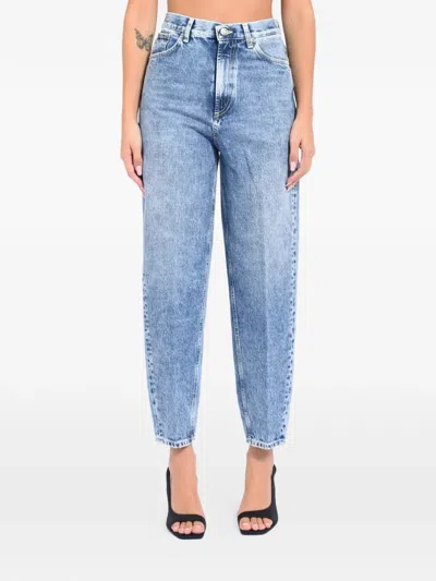 Dondup Bessie Faded Jeans In Blue