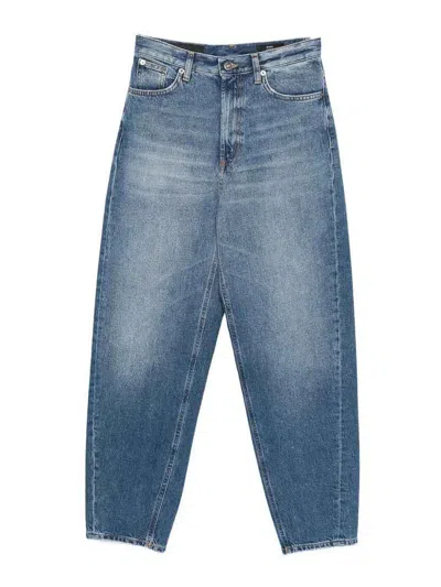 Dondup Bessie Loose 5-pocket Jeans In Blue