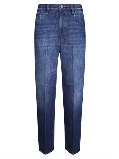 Dondup Bessie Loose-fit 5-pocket Jeans For Women In Blue