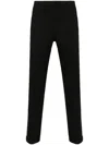 Dondup Belt Ring Casual Pants In Black