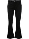 Dondup Black Flared Cotton Jeans