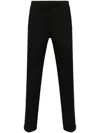 Dondup Belt Ring Casual Pants In Black