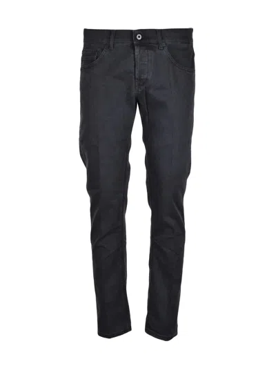 Dondup Black Ritchie Cotton Elastane Jeans