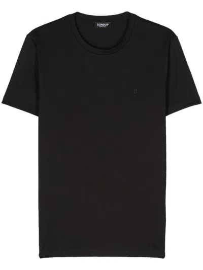 Dondup Black T-shirt With Logo