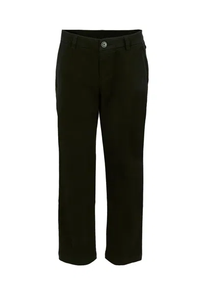 Dondup Kids' Black Trousers For Boy With Logo