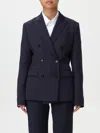 DONDUP BLAZER DONDUP WOMAN COLOR BLUE,F84802009