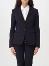 Dondup Blazer  Woman Color Blue In Blau