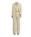 Dondup Blazer With Belt In Neutral
