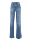 Dondup Blue Flared Jeans In Blue