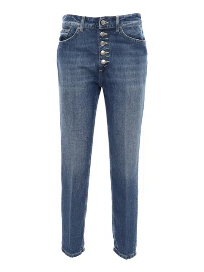 Dondup Blue Hogh-waisted Jeans