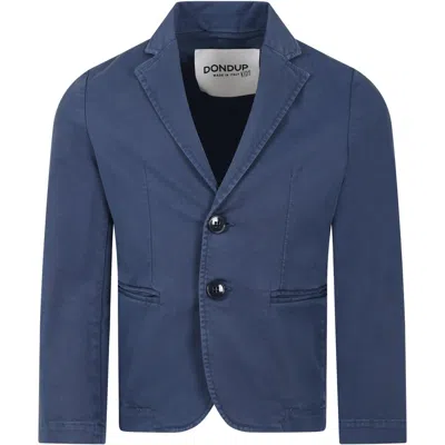 Dondup Kids' Blue Jacket For Boy