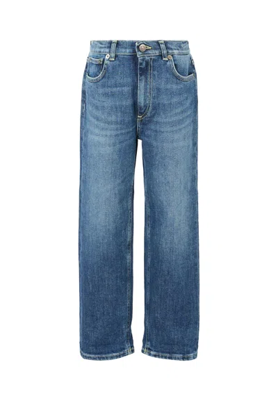 DONDUP BLUE JEANS FOR BOY WITH LOGO