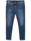 Dondup Slim Fit Cropped Jeans