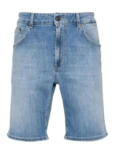 Dondup Blue Mesh Panel Pants