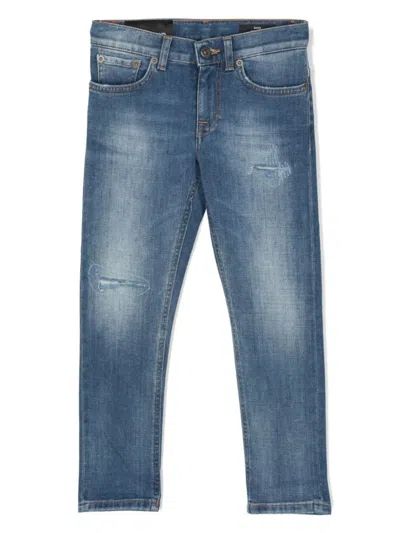 Dondup Kids' Blue Sean Jeans With Abrasions