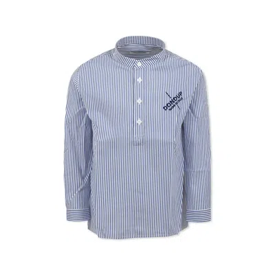 Dondup Kids' Blue Shirt For Boy With Logo