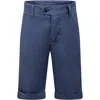 Dondup Blue Shorts For Boy With Logo In Blue