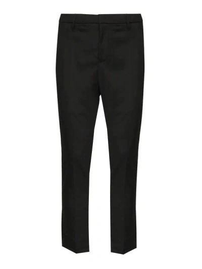 Dondup Blue Straight-leg Premium Denim Jeans In Black