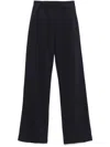 Dondup Navy Blue Logo-embroidered Track Pants In Blue