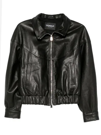 Dondup Bomber Jacket In Black