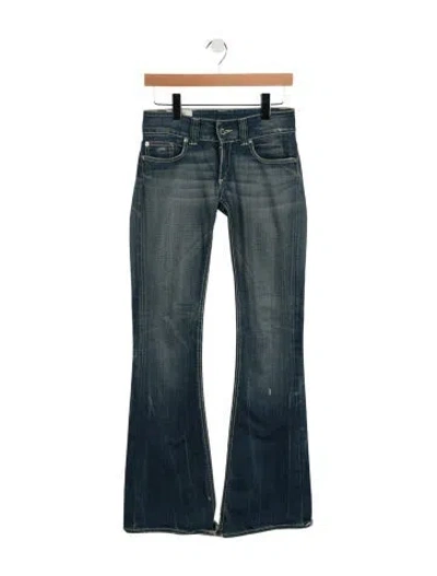 Pre-owned Dondup Bootcut Jeans In Blue