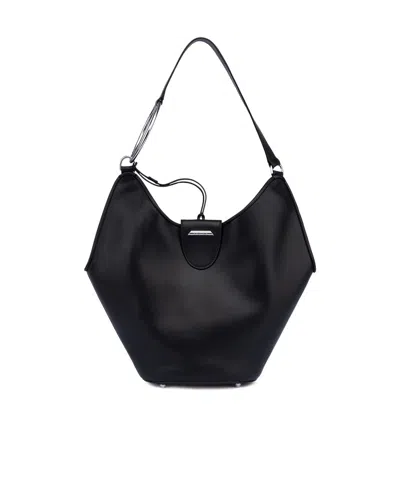 Dondup Small Ring-detail Tote Bag In Purple