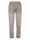 Dondup Rolled Cuffs 5 Poches Denim In Gray