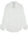 Dondup Bright White Cotton Shirt