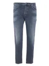 Dondup Brighton Button Jeans In Blue