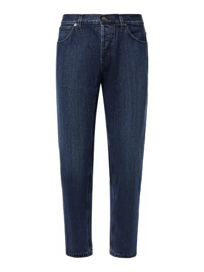 Dondup Brighton Carrot Denim Jeans In Blue