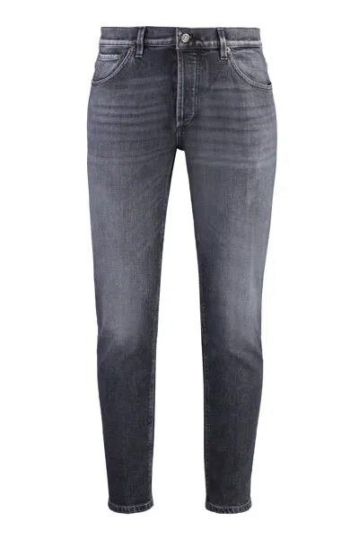 Dondup Brighton Carrot-fit Jeans In Gray