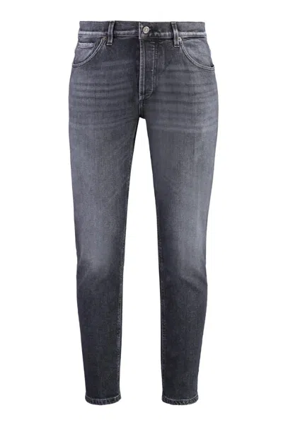 Dondup Brighton Carrot-fit Jeans In Grey