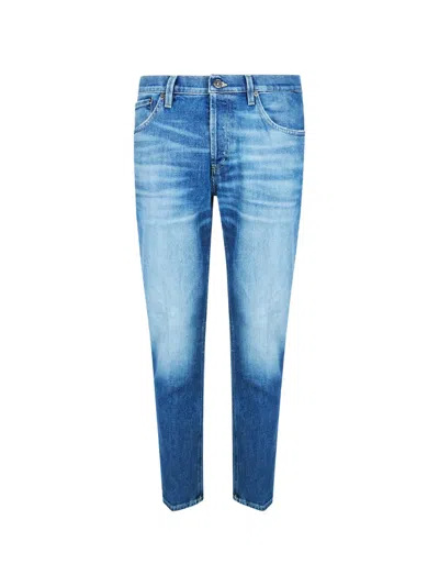 Dondup Brighton Carrot Jeans In Blue