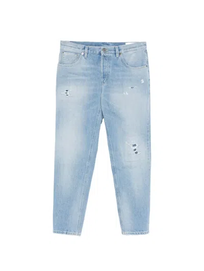 Dondup Brighton Distressed Jeans In Blue