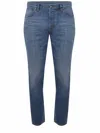 Dondup Belt-loop Jeans In Blue