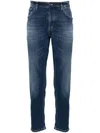 Dondup Dian Low-rise Slim-fit Jeans In Blue